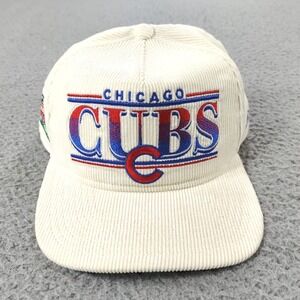 New Era Chicago Cubs Hat Cap Corduroy Off White Golfer Snapback 2014 Wrigley 100